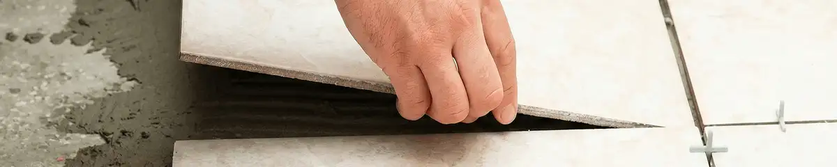 Professional installing ceramic tile floors in Riverside, CA