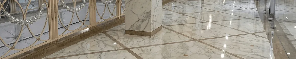 Beautiful marble floor professionally installed in Riverside, CA