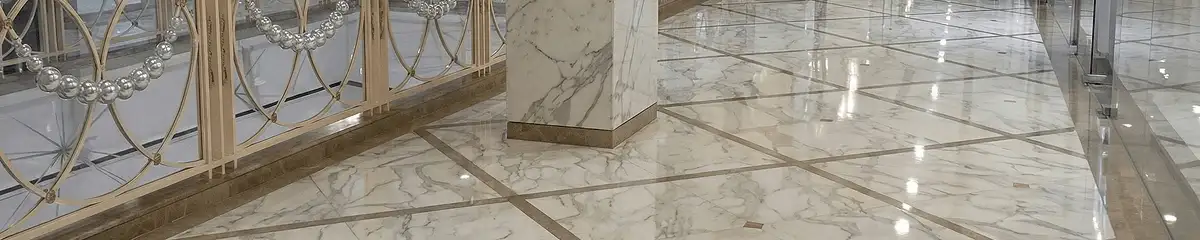 Beautiful marble floor professionally installed in Riverside, CA